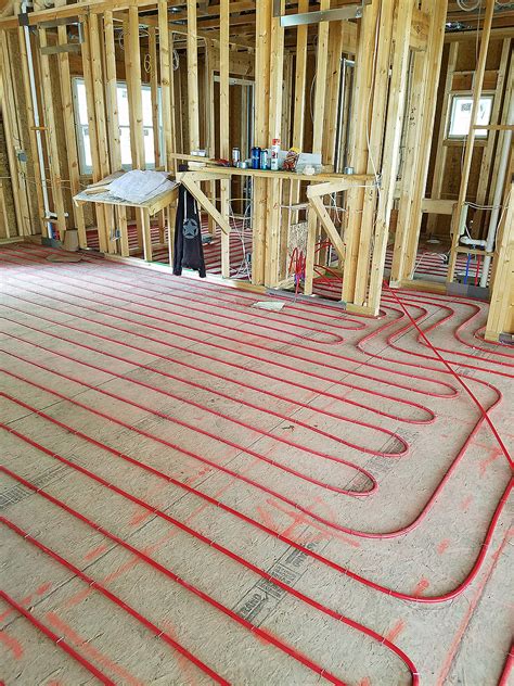 radiant floor heating system size